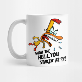 Duckman Mug - Duckman : What the hell are you staring at ?! by Gurinn
